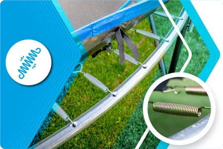 Trampoline THUNDER INSIDE ULTRA 14FT (427 cm) BLEU