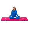 Tapis de gymnastique rose 180x60x4 THUNDER