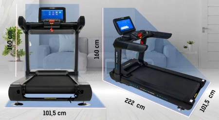 Tapis de course électrique THUNDER ZION-TFT-BLACK