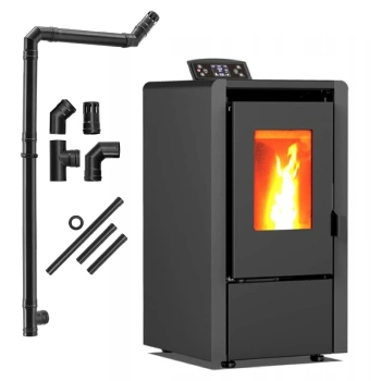 Poêle à pellets LEYLA BLACK 6,3 kW