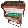 Table de jeu rotative 3-en-1 en bois THUNDER SMART 
