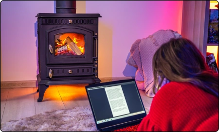 Poêle à bois en fonte MITRA 7 kW