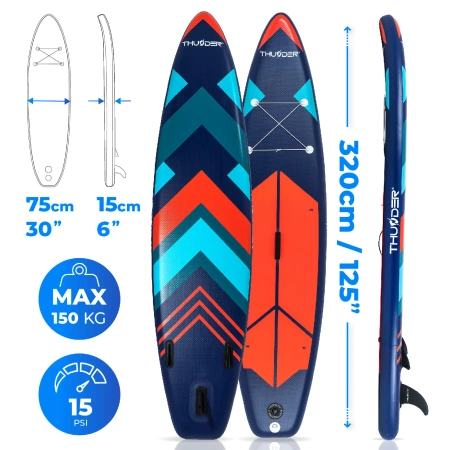 Planche de SUP 320cm THUNDER STRIPES