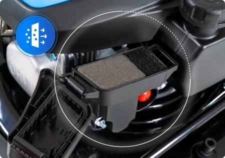 Tondeuse thermique Hexwelt HW-KS-150 46cm 2,6kW autotractée