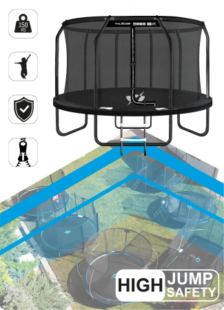 THUNDER INSIDE ELITE Trampoline 12FT (366 cm) NOIR