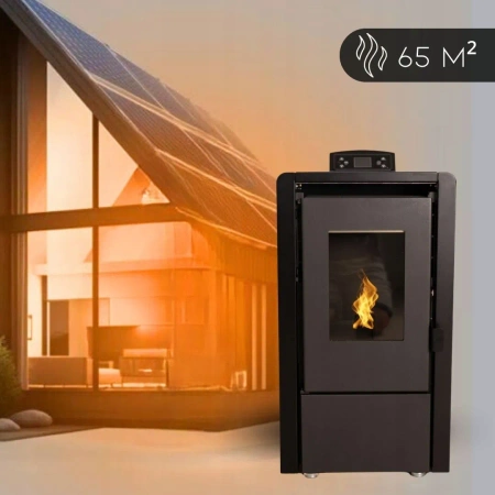 Poêle à pellets LEYLA BLACK 6,3 kW