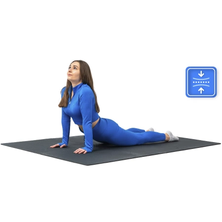 Dalle de sol puzzle noire 60x60cm THUNDER