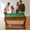 Table de jeu rotative 3-en-1 en bois THUNDER SMART 