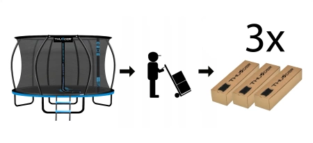 Trampoline THUNDER INSIDE ULTRA 14FT (427 cm) BLEU