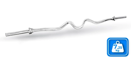 Barre EZ coudée vissée 120 cm 30 mm THUNDER