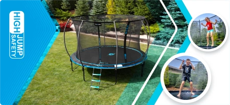 Trampoline THUNDER INSIDE ULTRA 14FT (427 cm) BLEU