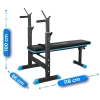 Banc de musculation avec supports pour barres THUNDER MONET