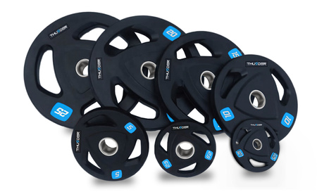 Ensemble de poids olympiques THUNDER 2x10 kg