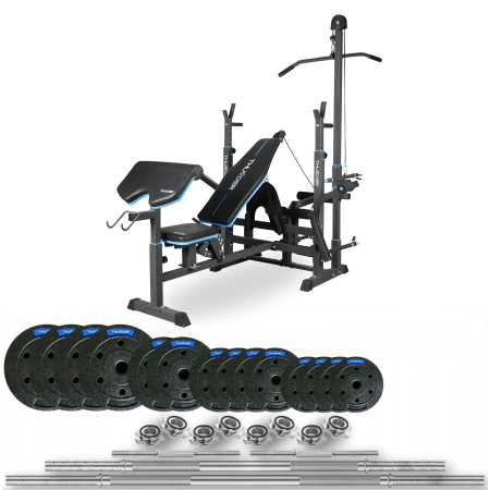 Ensemble de musculation 120 kg avec banc VIGOR-C de la marque THUNDER (précommande 17.12)