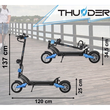 Trottinette électrique THUNDER ZEST 1600W 52V 14Ah