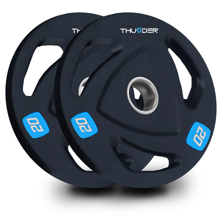 Ensemble de poids olympiques THUNDER 2x20 kg 