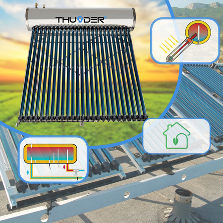 Capteur solaire pressurisé avec réservoir THUNDER 250 L