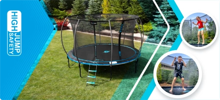 Trampoline THUNDER INSIDE ULTRA 16FT (488 cm) BLEU
