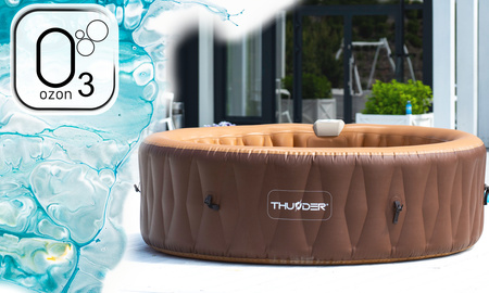 Jacuzzi gonflable de jardin THUNDER MOCHA