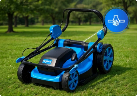 Tondeuse à batterie Hexwelt HW-KA-40 40cm 40V 8Ah