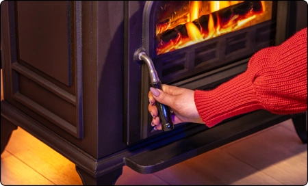 Poêle à bois en fonte MITRA 7 kW