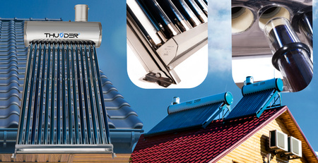 Capteur solaire non-pressurisé avec réservoir THUNDER 150 L