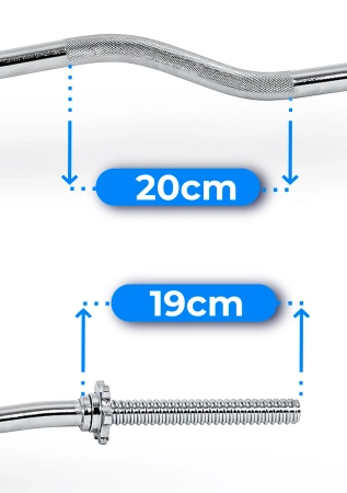 Barre EZ vissée 120 cm 30 mm THUNDER