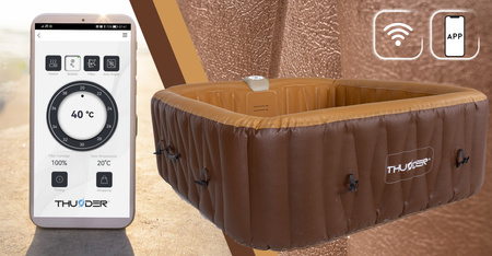 Jacuzzi gonflable de jardin THUNDER BREVE