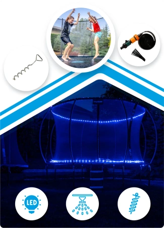 Trampoline THUNDER INSIDE ULTRA 10FT (305 cm) BLUE