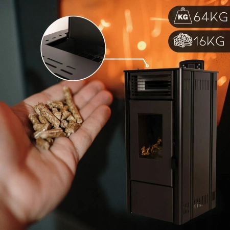 Poêle à pellets SOPHIA BLACK 8,1 kW