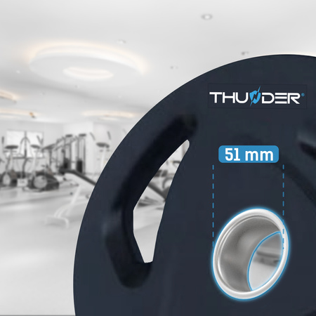 Ensemble de poids olympiques THUNDER 4x1,25 kg