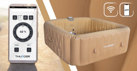 Jacuzzi gonflable de jardin THUNDER FRAPPE