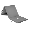 Tapis de gymnastique gris 180x60x4 THUNDER