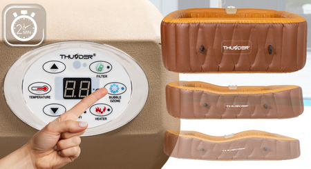 Jacuzzi gonflable de jardin THUNDER BREVE