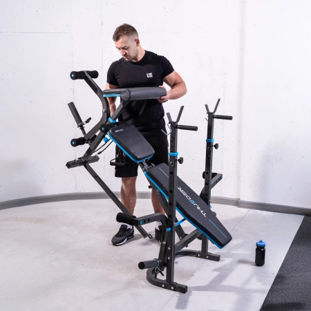 Banc de musculation avec pupitre à biceps THUNDER VIGOR-B