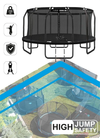 THUNDER INSIDE ELITE Trampoline 16FT (488 cm) NOIR