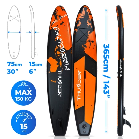 Planche de SUP 365cm THUNDER EARTH