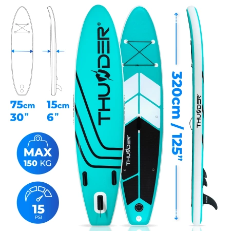 Planche de SUP 320cm THUNDER COAST MINT