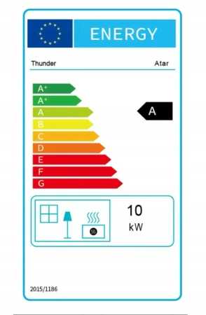 Poêle à bois en fonte ATAR 10 kW