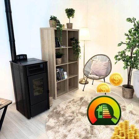 Poêle à pellets SOPHIA BLACK 8,1 kW