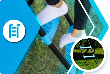 Trampoline THUNDER INSIDE ULTRA 16FT (488 cm) BLEU