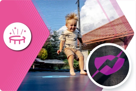 Trampoline THUNDER INSIDE ULTRA 10FT (305 cm) PINK